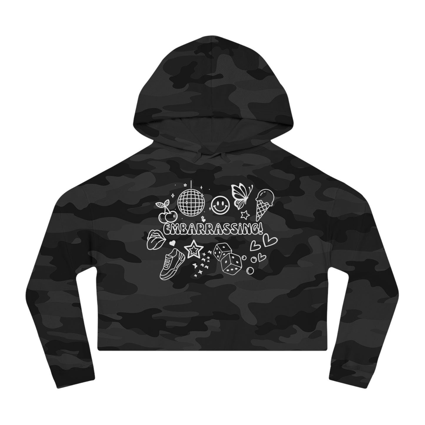 Embarrassing! Crop Hoodie