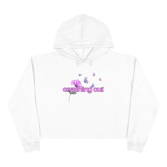 Crashing Out Crop Hoodie