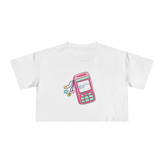 Brb Shattering the Glass Ceiling Crop Tee