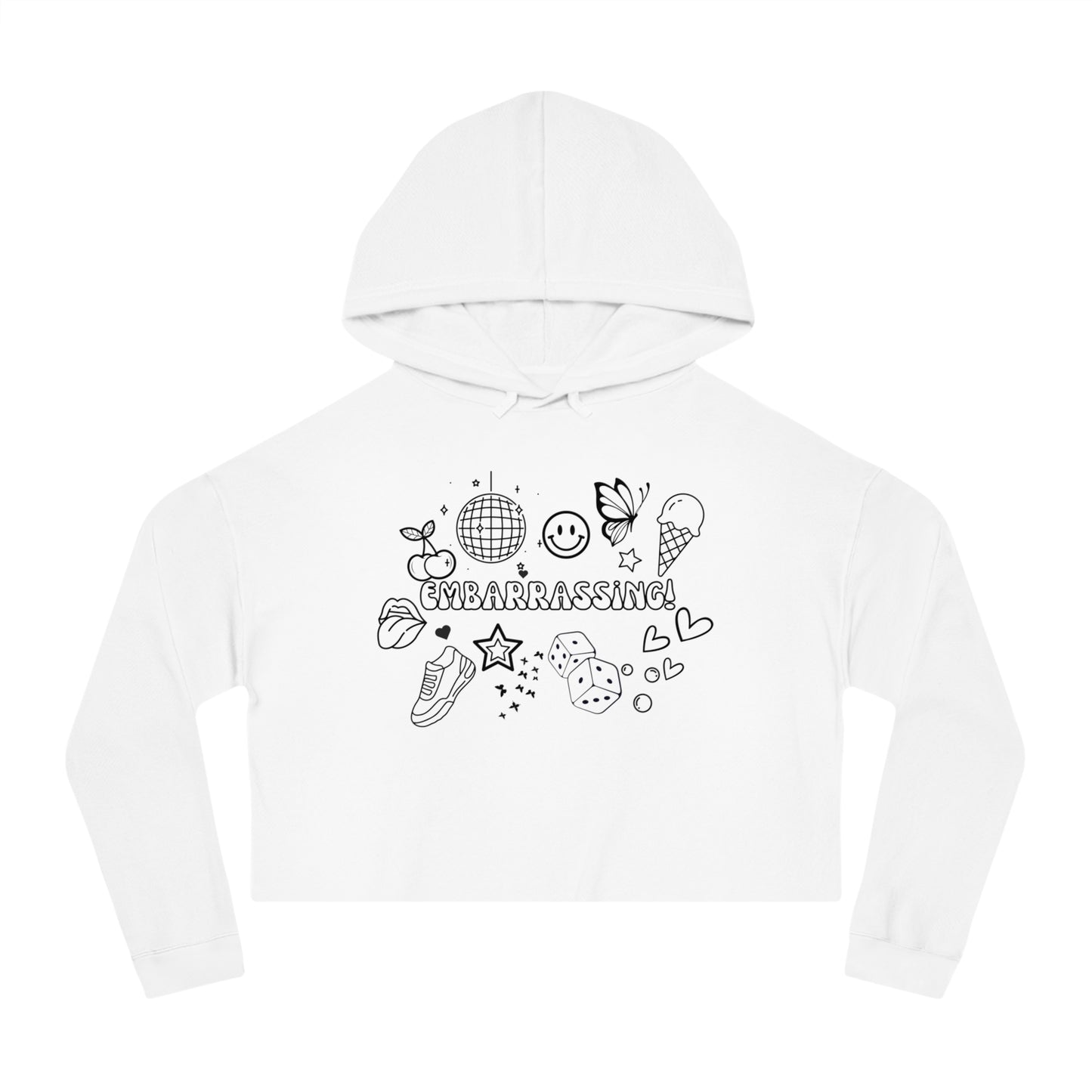 Embarrassing! Crop Hoodie